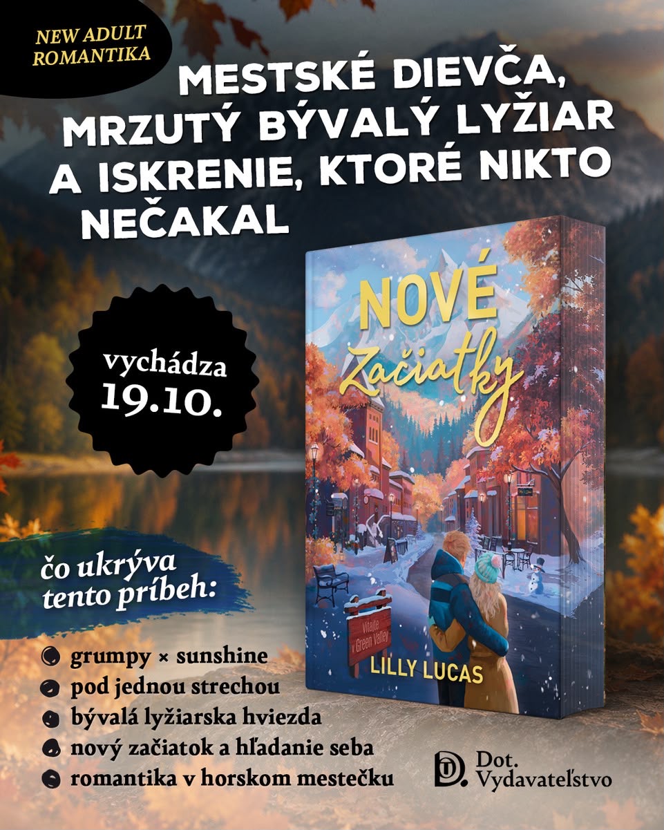Nové začiatky od Lilly Lucas – jesenná novinka Vydavateľstva DOT