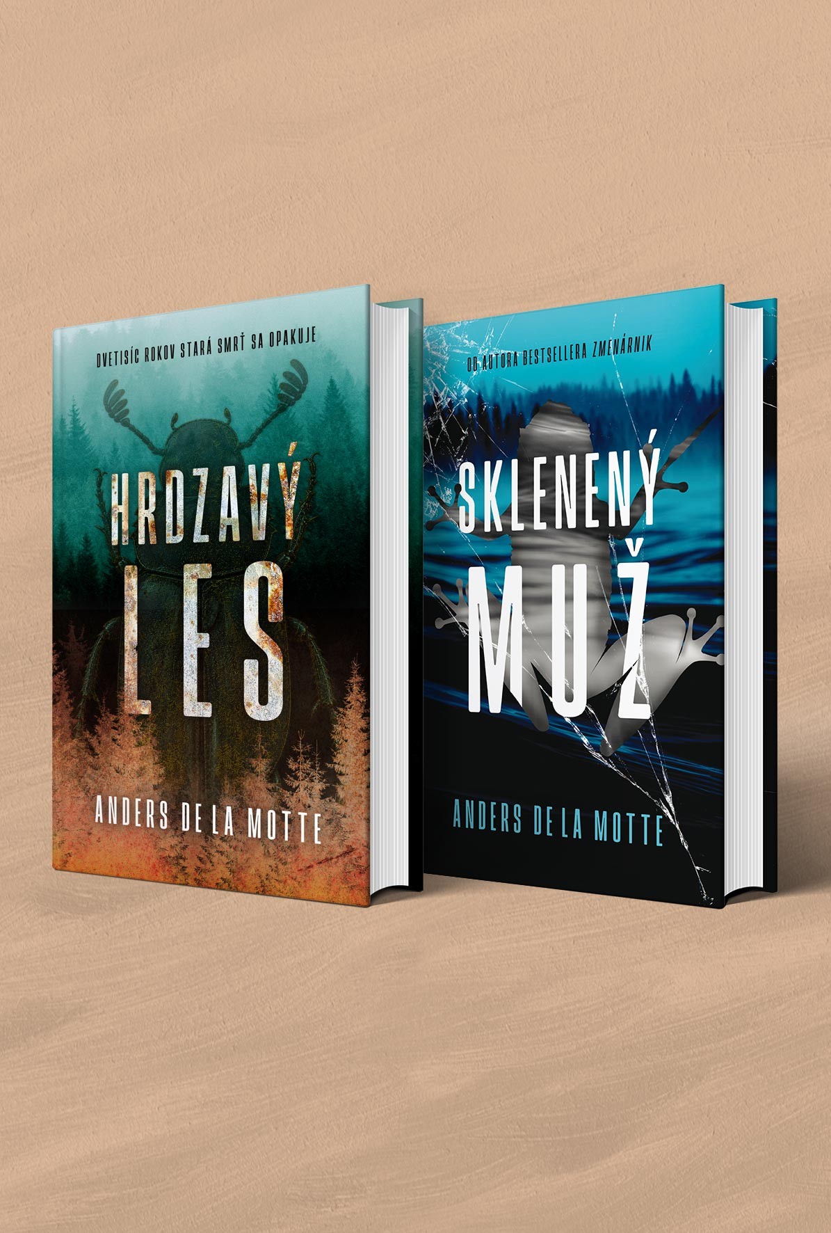 Knižný balíček Leo Askerová: Sklenený muž a Hrdzavý les