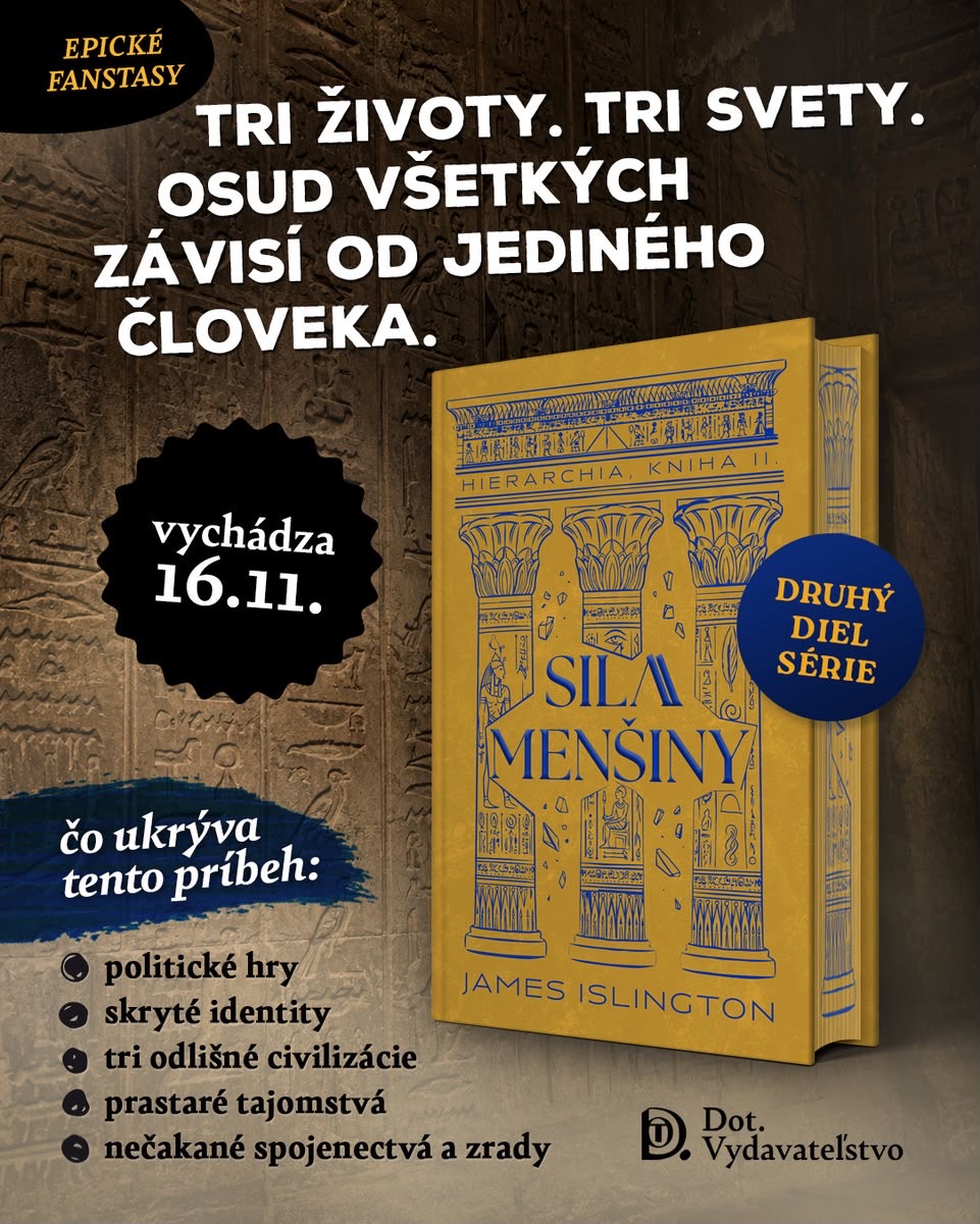 Sila menšiny od Jamesa Islingtona – jesenná novinka Vydavateľstva DOT